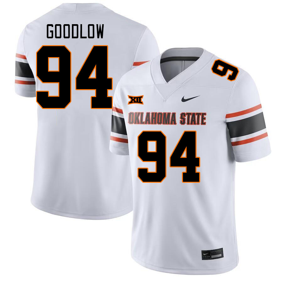 Oklahoma State Cowboys #94 Anthony Goodlow College Football Jerseys Stitched Sale-White